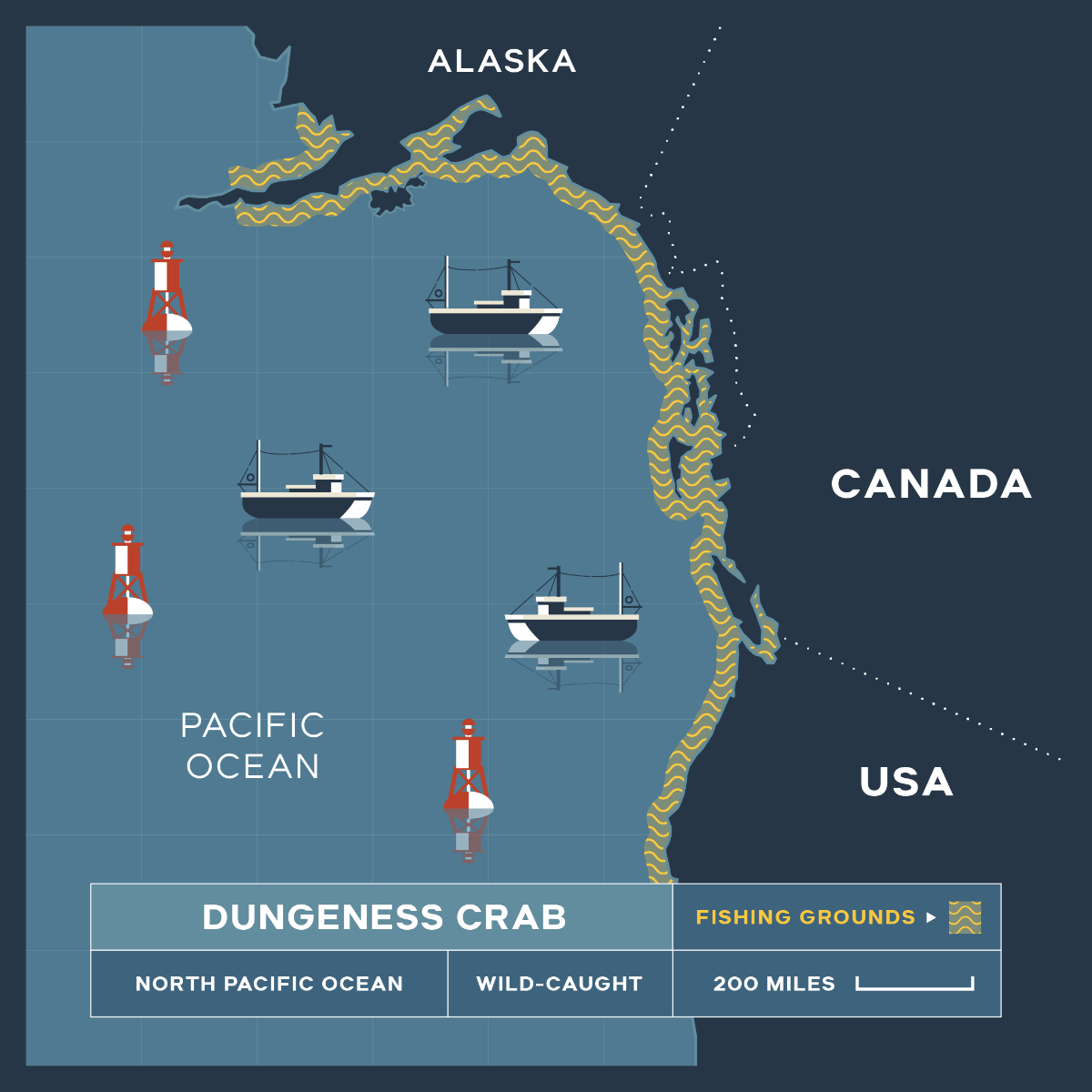Alaskan Dungeness Crab Clusters – 3 lbs