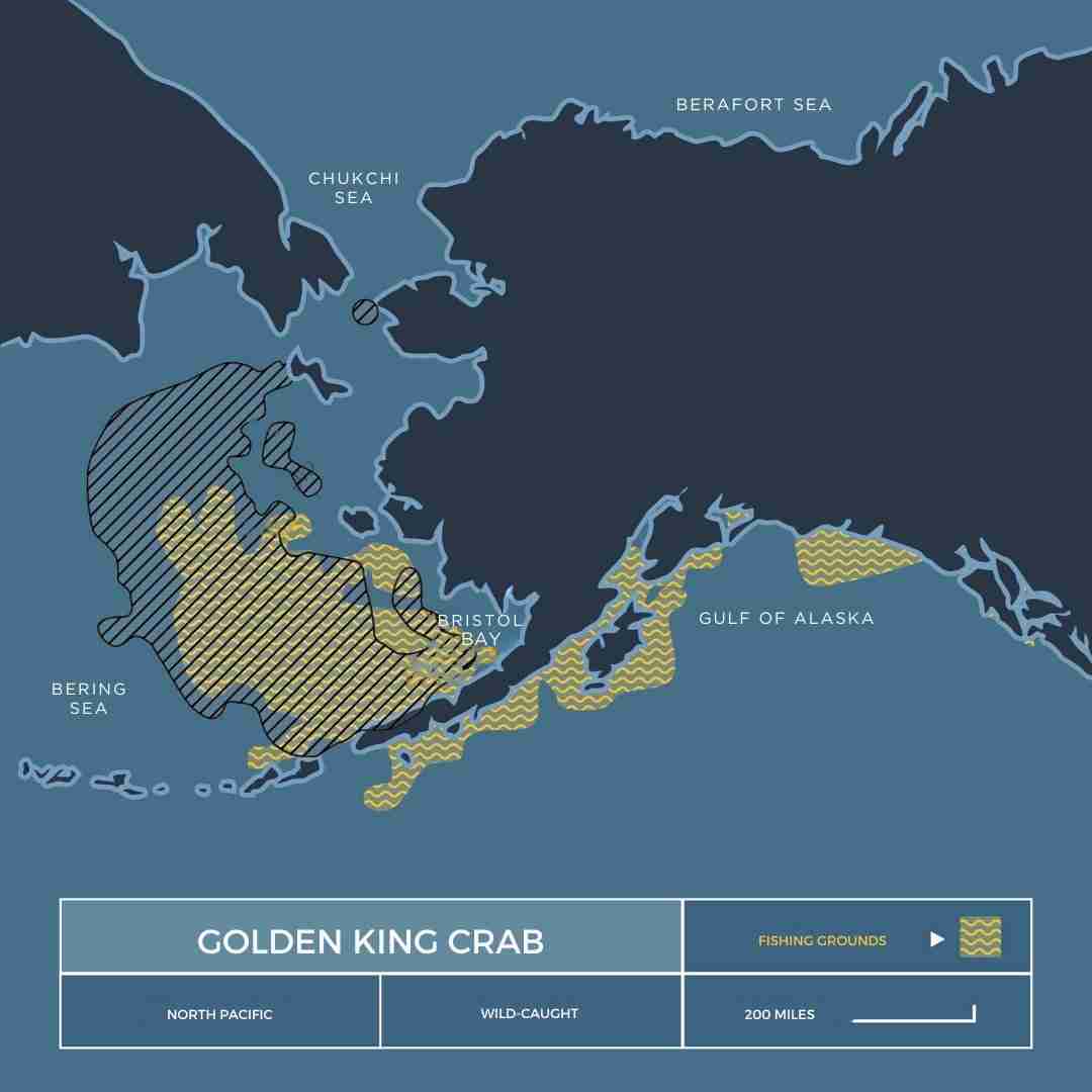 Colossal Alaskan Golden King Crab Legs