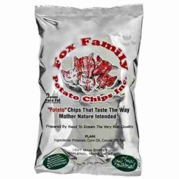 BRAND, CATEGORY, GROCERY, MAINE LOBSTER NOW, Fox Family Potato Chips - 2.0oz