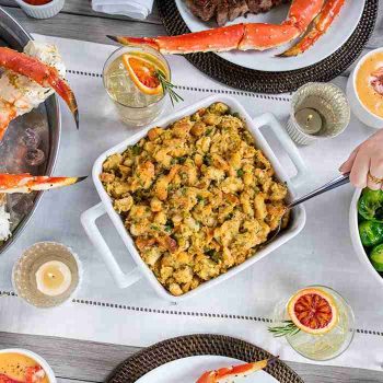 BRAND, CATEGORY, GOURMET, MAINE LOBSTER NOW, Susan's Seafood Stuffing - 16 oz